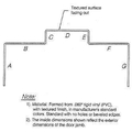 2405 Door Frame Dimensions
