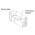 2021S Handrail, 5-1/2" High, Continuous 12' Security Bracket