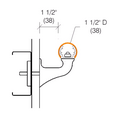 2035 Handrail, 1-1/2" Diameter - Ready to Roll