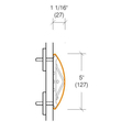 2121.1 Economical Wallguard, 5" High