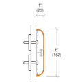2125P Wallguard, 6" High PVC FREE