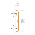 2130P Wallguard, 7.75" High PVC FREE