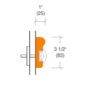 2160C Wallguard, 3-1/4" High - Oak, Maple, Ash, or Cherry