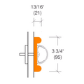 2160E Wallguard, 3-3/4" High - Oak, Maple, Ash, or Cherry