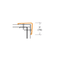 2300P Corner Guard w/Aluminum Retainer