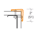 2305.1 ECONOMICAL Corner Guard w/Vinyl Retainer