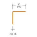 Colored Smooth Polycarbonate Corner Guard 2335 Series