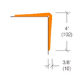 2360 Flexible Vinyl Corner Guard, 4" Wing