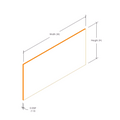 2445 Stainless Steel Kick Plate 16 Gauge