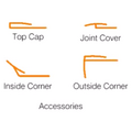 2400P.1 Wallcovering .060" Rigid Vinyl Sheet PVC FREE Trim Strips