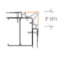 2330C.1 Stainless Steel Flush Mounted Corner Guard