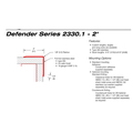 Stainless Steel Corner Guards 2" Wings