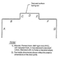 2405 Door Frame Dimensions