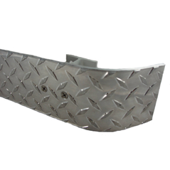 CRASH RAIL ALUMINUM DIAMOND PLATE 2183