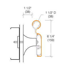 2000P Handrail, 6-1/4" High PVC FREE