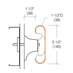 2021 Handrail, 5.5" High - Ready to Roll