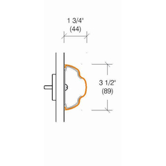 2100 Wallguard, 3-1/2" High