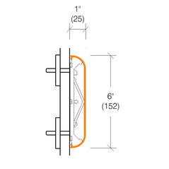 2125.1 Wallguard ECONOMICAL  6" High
