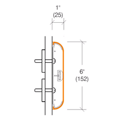 2125P Wallguard, 6" High PVC FREE