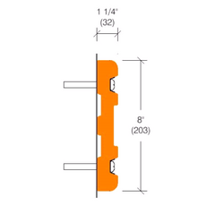 2215 Heavy Duty Urethane Wallguard