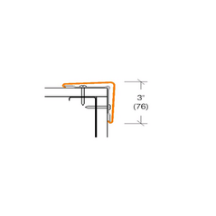 2300P Corner Guard w/Aluminum Retainer