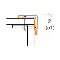 2305.1 ECONOMICAL Corner Guard w/Vinyl Retainer