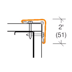 2305P Corner Guard w/Aluminum Retainer PVC FREE