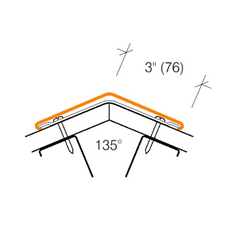 2315 - 135° Angled Corner Guard