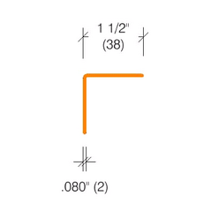 2325.1 - 1-1/2" Wings Corner Guard - 90 Degree