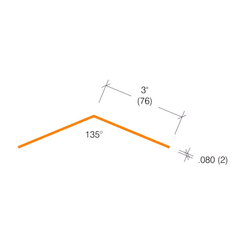 3" Wings 2340.2 & 2340.5 Aluminum Corner Guard