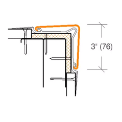 2365B - Flush Mounted Corner Guard - 1 hr