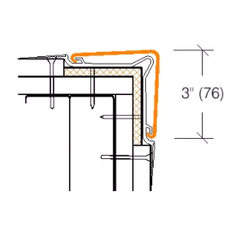 2365B - Flush Mounted Corner Guard - 2 hr