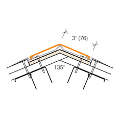 2380B Flush Mounted Corner Guard - 2hr