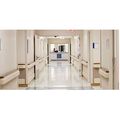 2005 Handrail, 6-1/4" High, Wood Over Vinyl, Security Bracket Installation