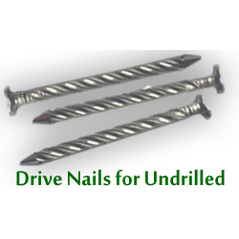2335 Chrome Plated Drive Nails for Undrilled Installation