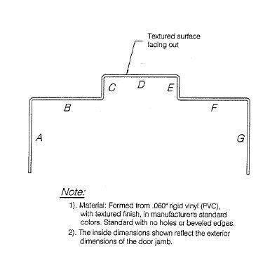 2405 Door Frame Dimensions