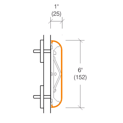 2125.1 Wallguard ECONOMICAL  6" High