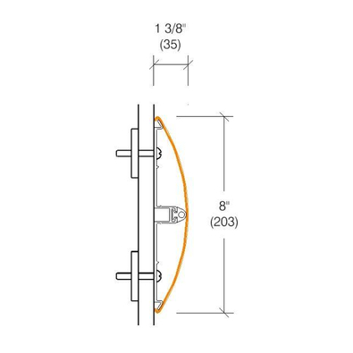 2126 Wallguard, 8" High
