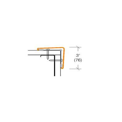 2300 Corner Guard w/Aluminum Retainer