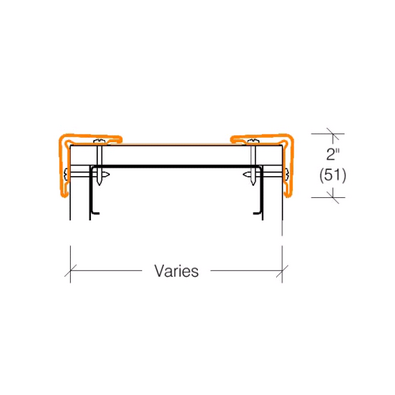 2320.1 ECONOMICAL End Wall Protector w/Vinyl Retainer