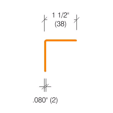 2325.1 - 1-1/2" Wings Corner Guard - 90 Degree