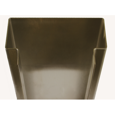2331B Series 16ga Stainless Steel Flush Mount Endwall
