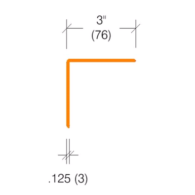 Colored Smooth Polycarbonate Corner Guard 2335 Series