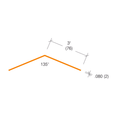 3" Wings 2340.2 & 2340.5 Aluminum Corner Guard