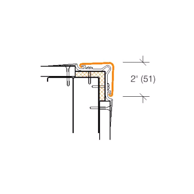 2365B.1 Flush Mounted Corner Guard