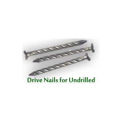 2335 Chrome Plated Drive Nails for Undrilled Installation
