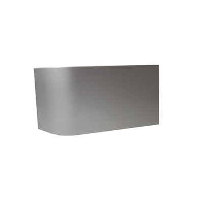 2180D.6 Aluminum Crash Rail with Hidden Hardware