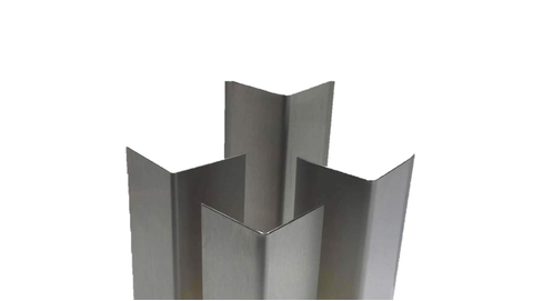 Stainless Steel Corner Guards with Stainless Steel Crash Rail